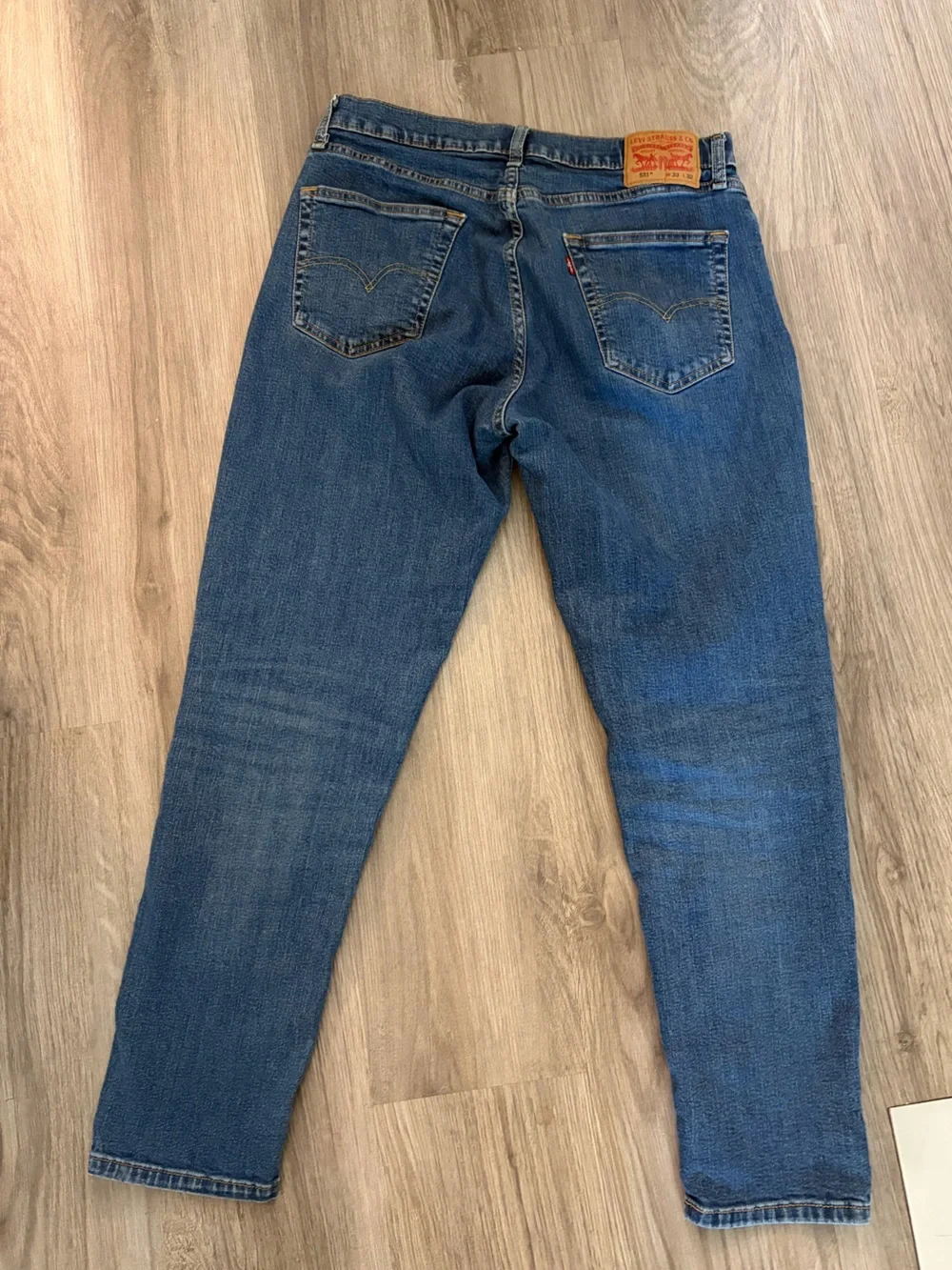 Levi's Straight Leg Blue Denim Jeans